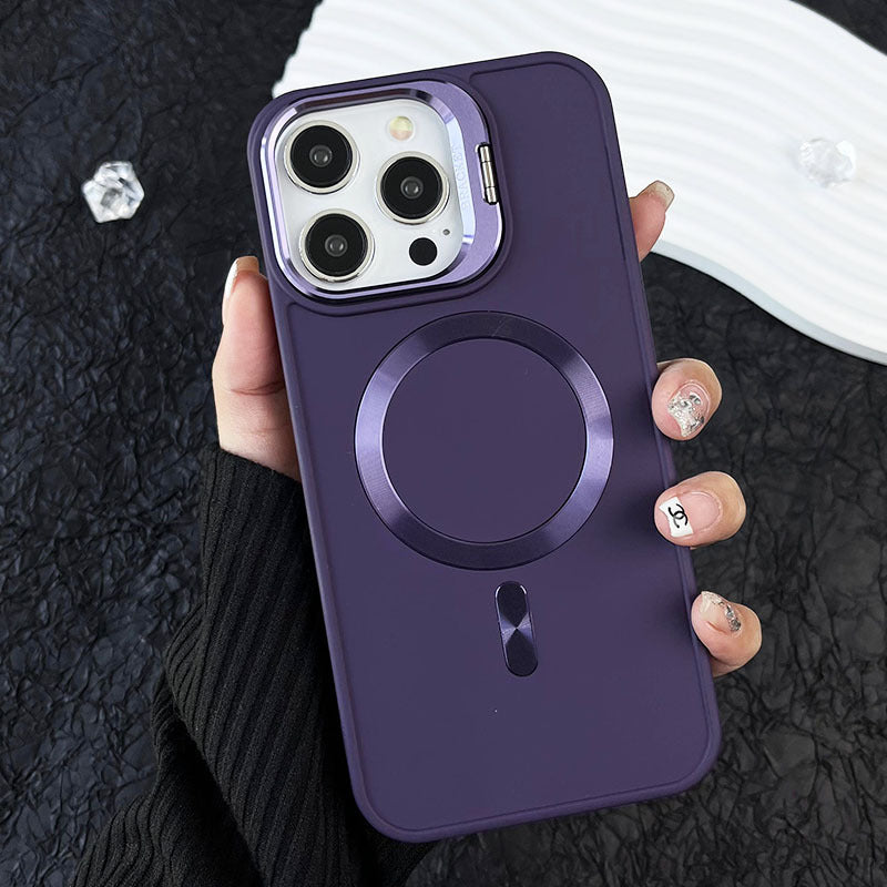 Lens Holder Magnetic With Same Color Lens Film Phone Case