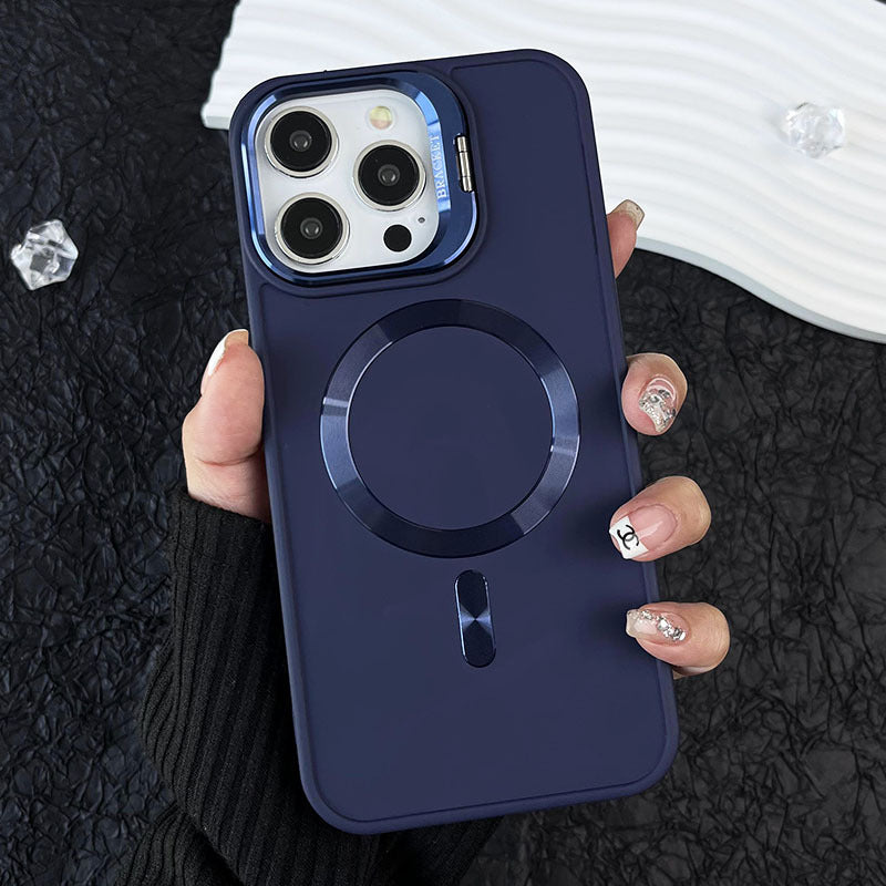 Lens Holder Magnetic With Same Color Lens Film Phone Case