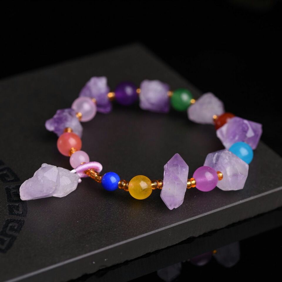 Amethyst & Brave Bracelet