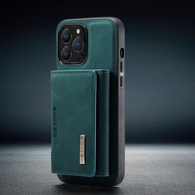 2 in 1 Detachable Leather Wallet Case For iPhone