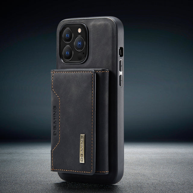 2 in 1 Detachable Leather Wallet Case For iPhone