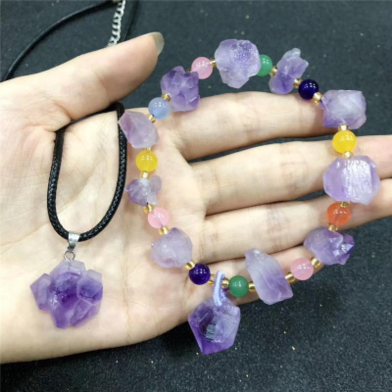 Amethyst & Brave Bracelet