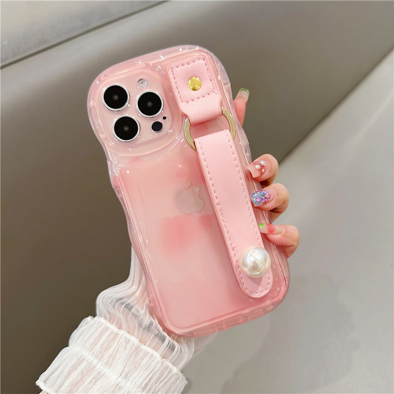 Pearl Pink Belted Elegance Case - iPhone
