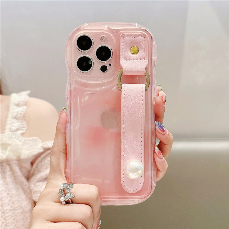 Pearl Pink Belted Elegance Case - iPhone