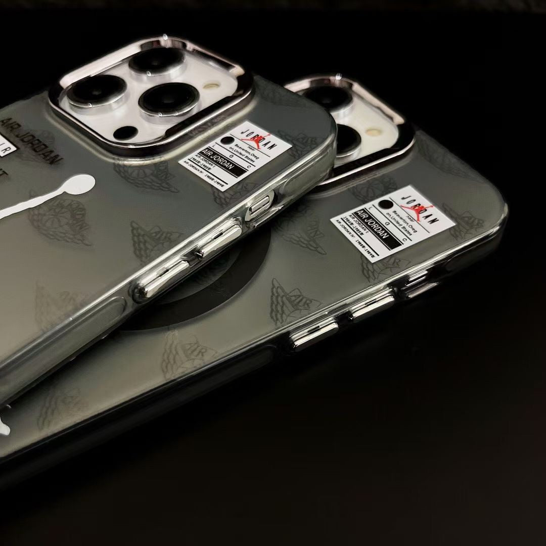 Trendy brand sports iPhone magnetic protective case