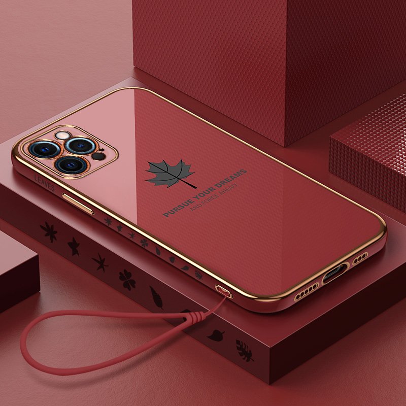 Square Maple Phone Case for iPhone Series