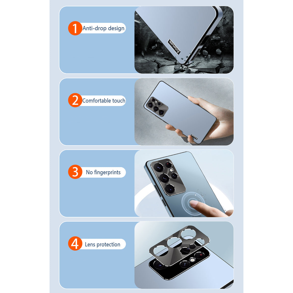 New Samsung metal shockproof phone case