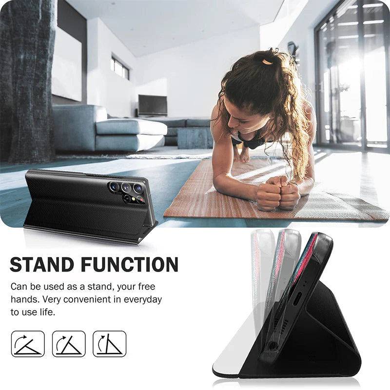 For Samsung Smart Window Phone Case