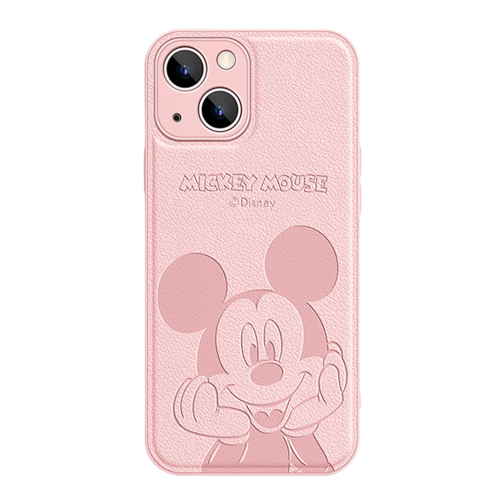 Cartoon Mouse Leather Phone Case