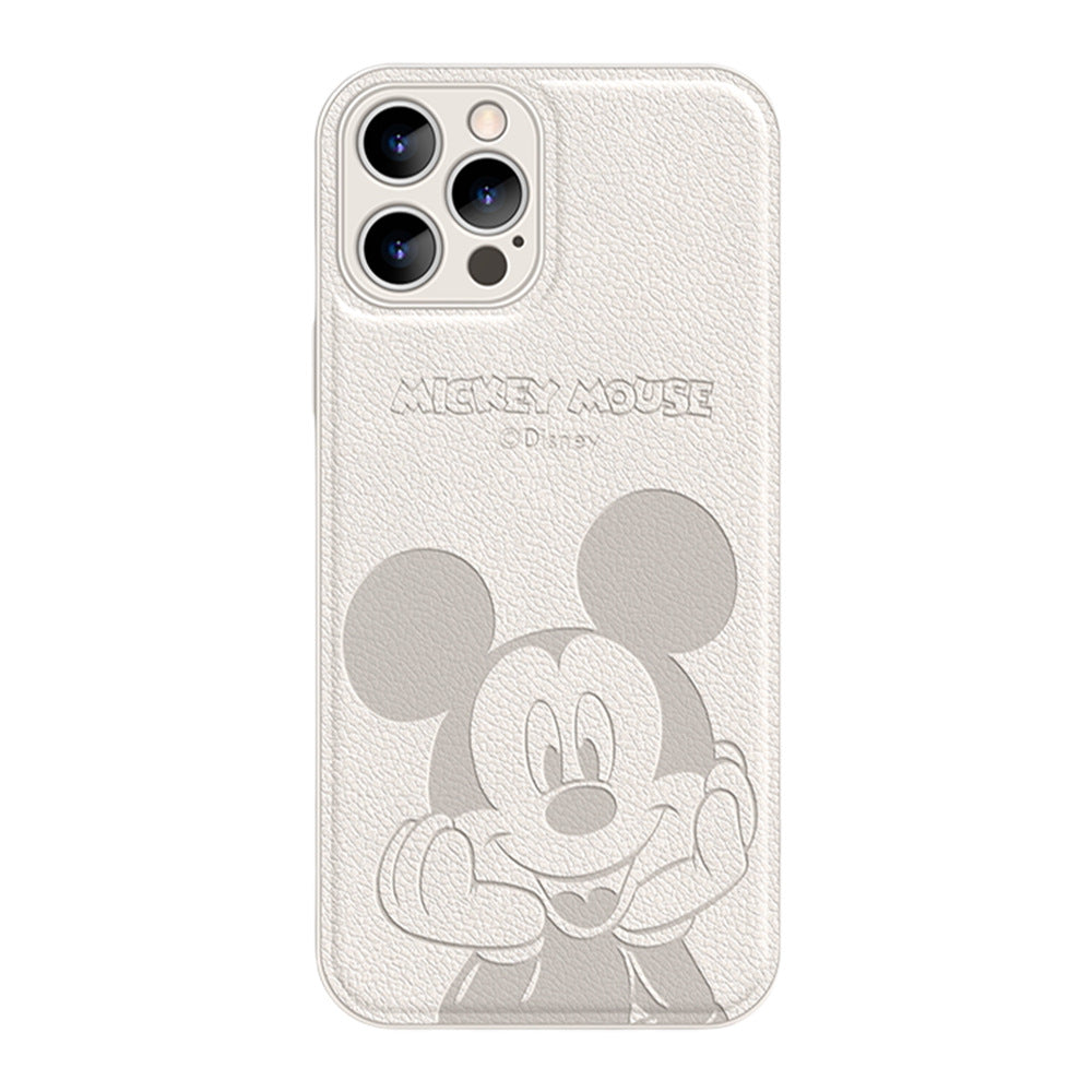 Cartoon Mouse Leather Phone Case