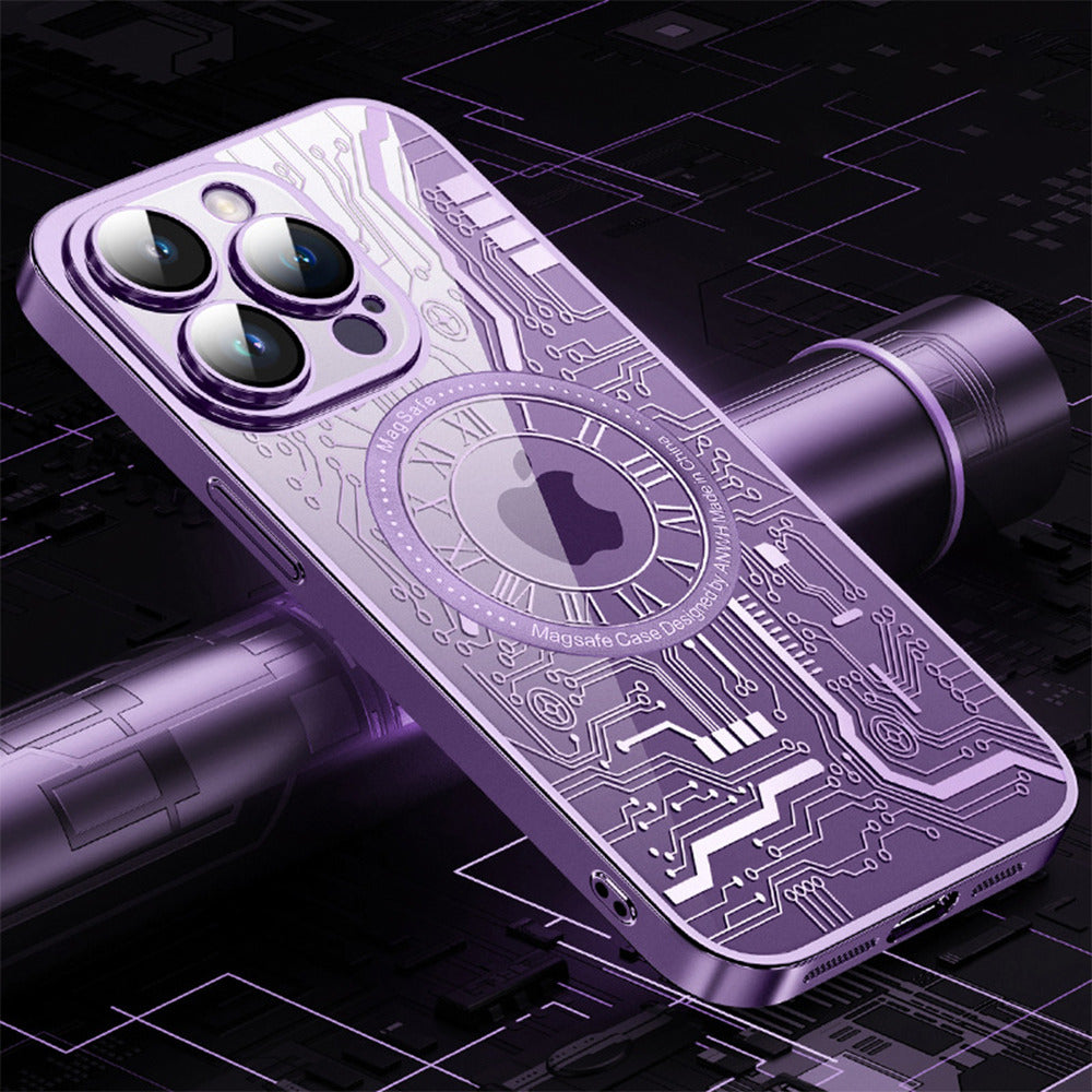 Cyborg Mechanical Transparent Phone Case