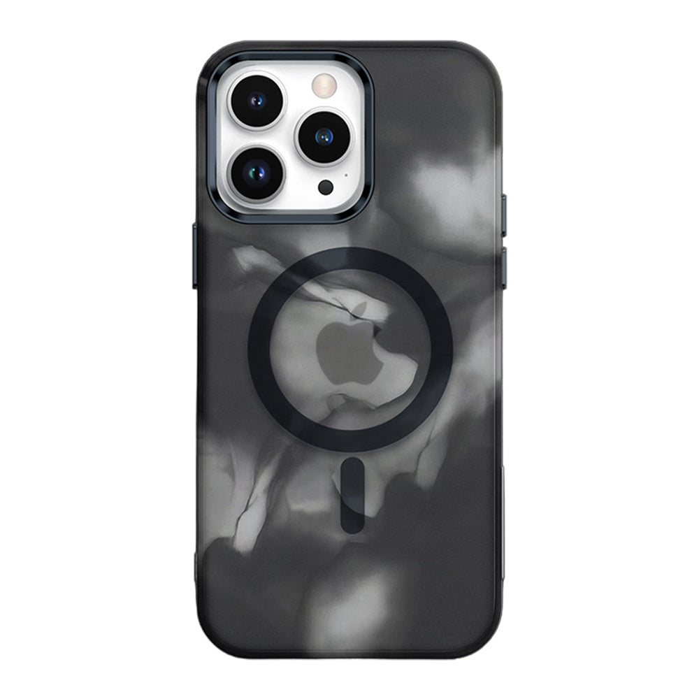 Smudged ink magnetic phone case