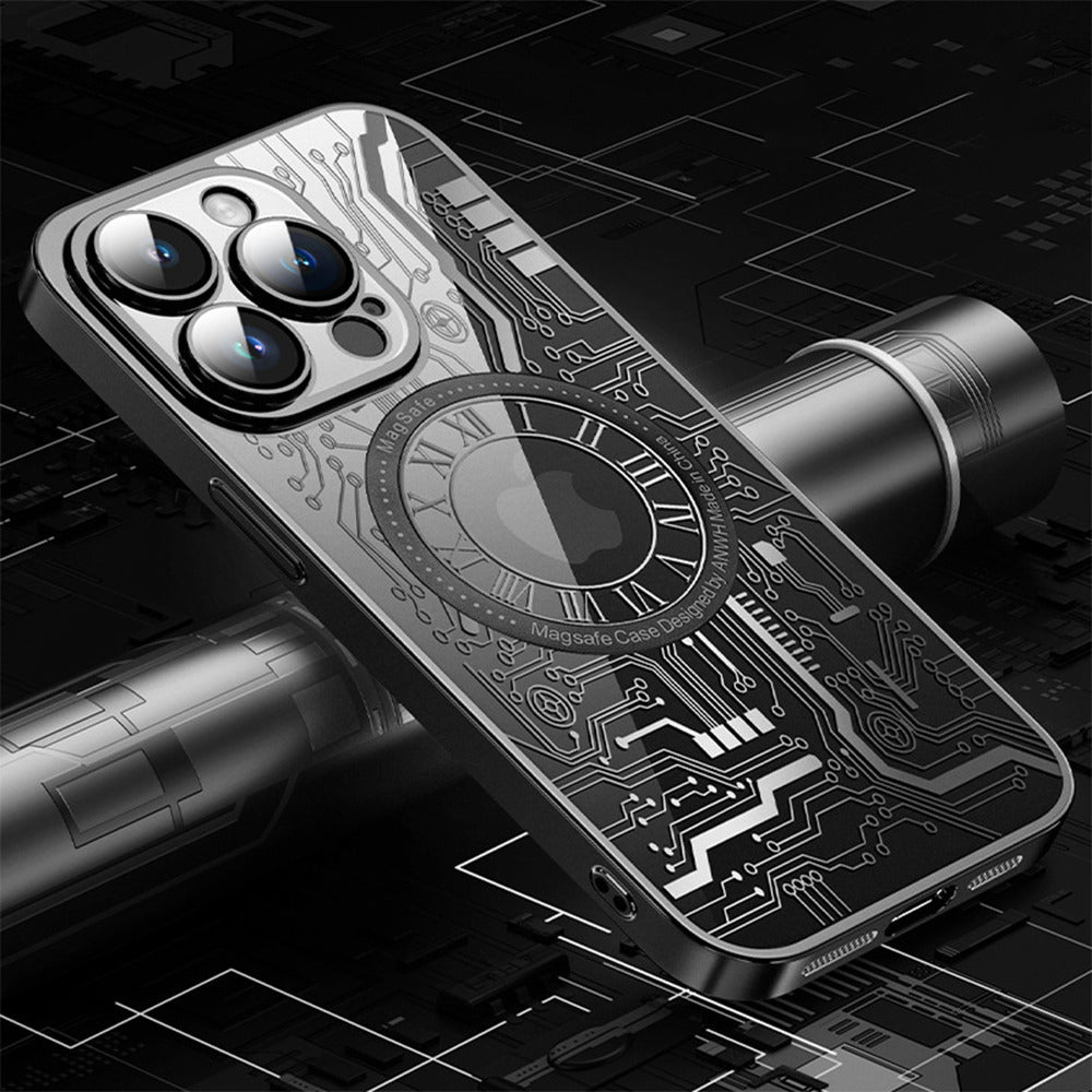 Cyborg Mechanical Transparent Phone Case