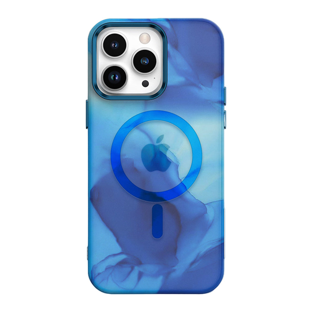 Smudged ink magnetic phone case