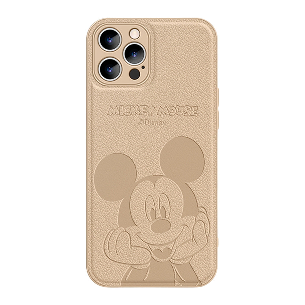Cartoon Mouse Leather Phone Case
