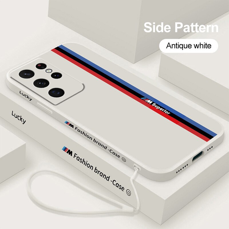 Casing Pelindung Fashion Silikon Cair untuk Samsung Galaxy