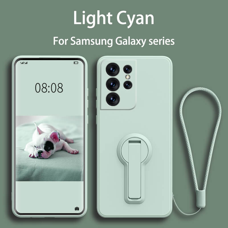 Samsung Series | Liquid Silicone Stand Phone Case