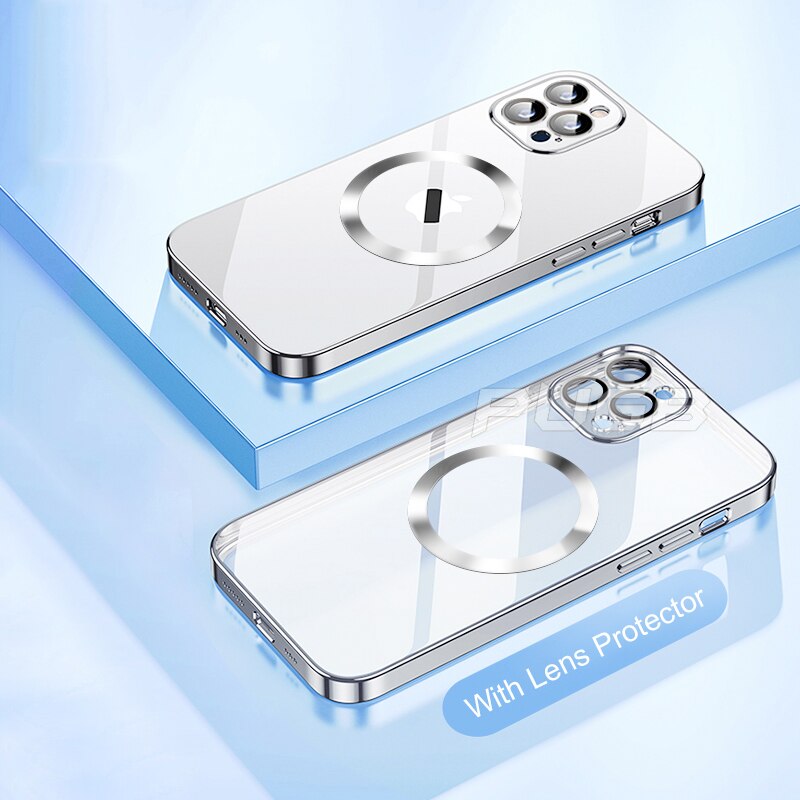 Comfortable in hand Magnetic Soft Case For iPhone