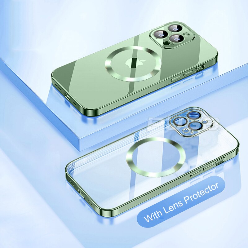 Comfortable in hand Magnetic Soft Case For iPhone