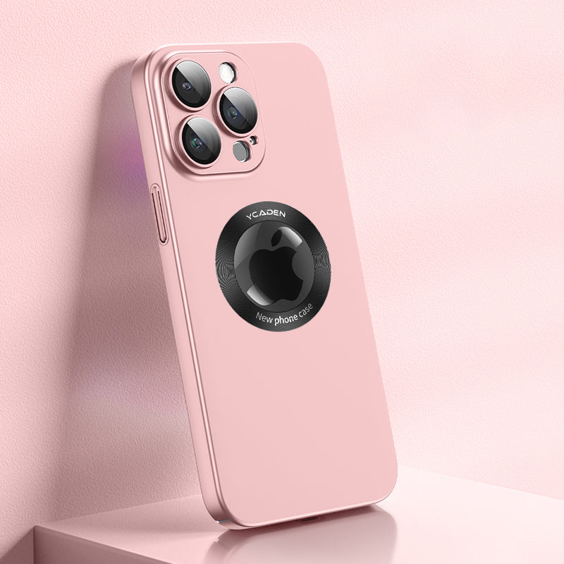 Ultra-thin Frosted Lens Cover LOGO Phone Case
