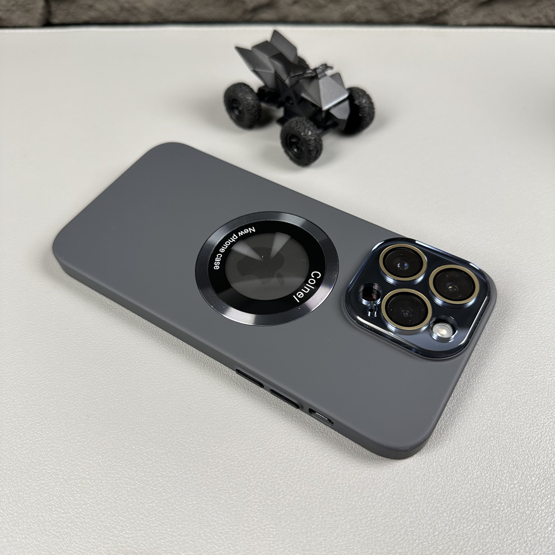 High-Transparency Glass Lens Magnetic Suction Case Cover for iPhone