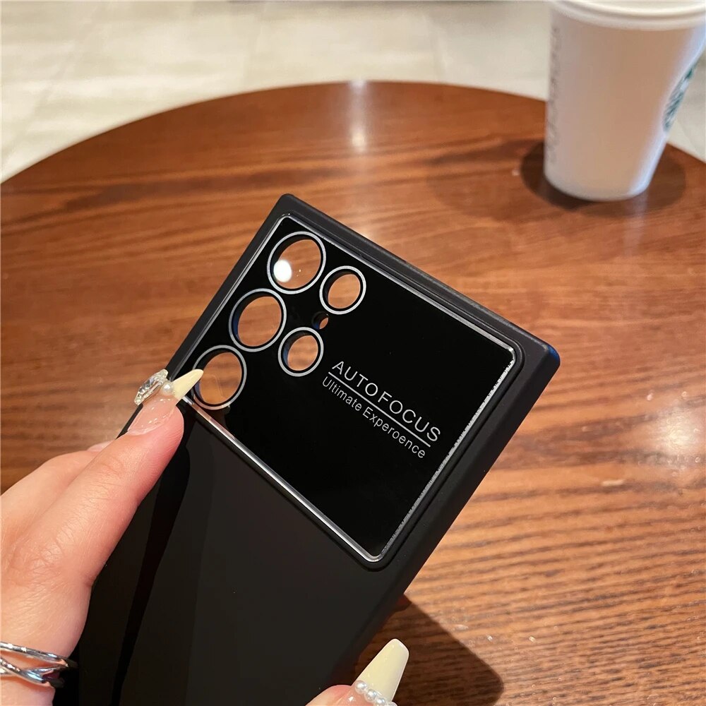 Liquid Silicone Lens Protection Case For Samsung Galaxy