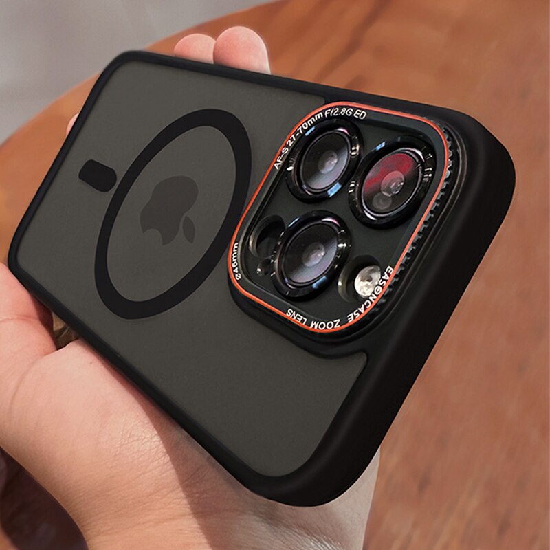 Matte Magnetic Clear Soft Case For iPhone