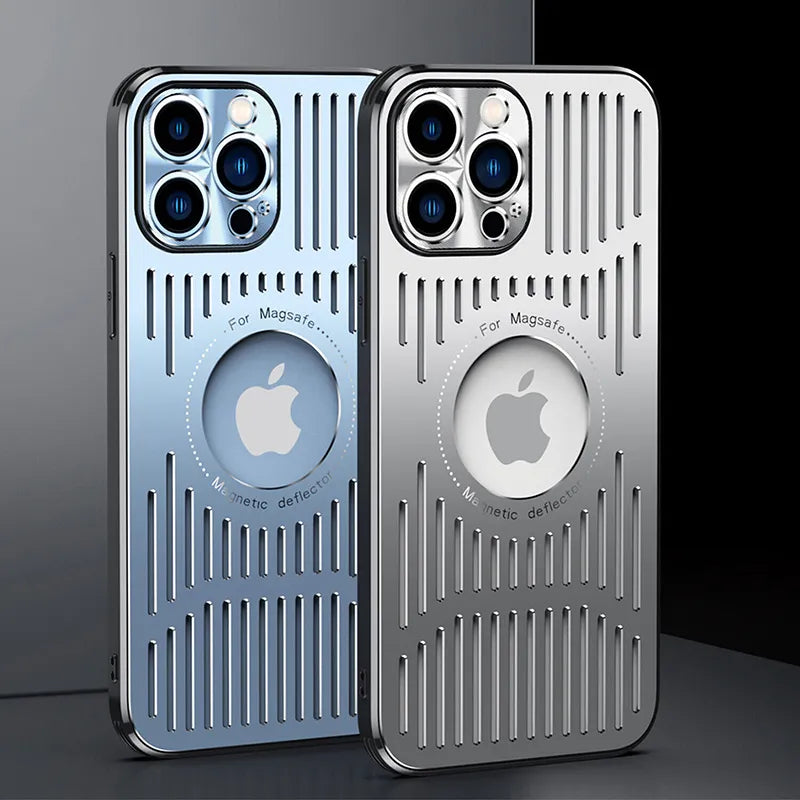 Metal Heat Dissipation Breathable Case for iPhone