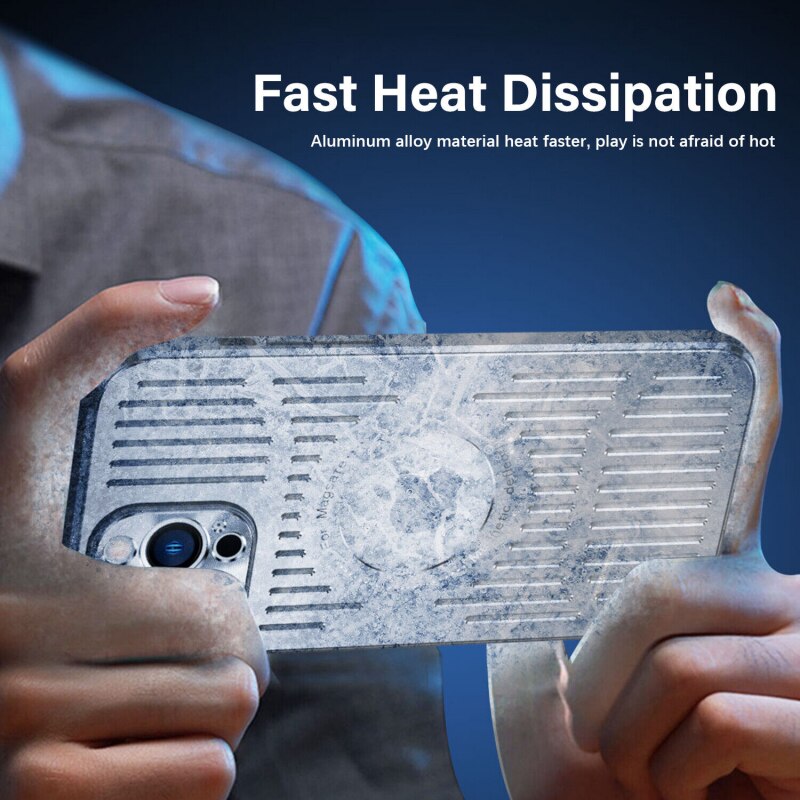 Metal Heat Dissipation Breathable Case for iPhone