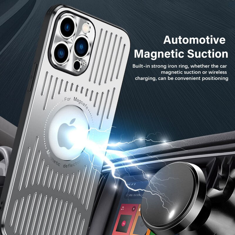 Metal Heat Dissipation Breathable Case for iPhone
