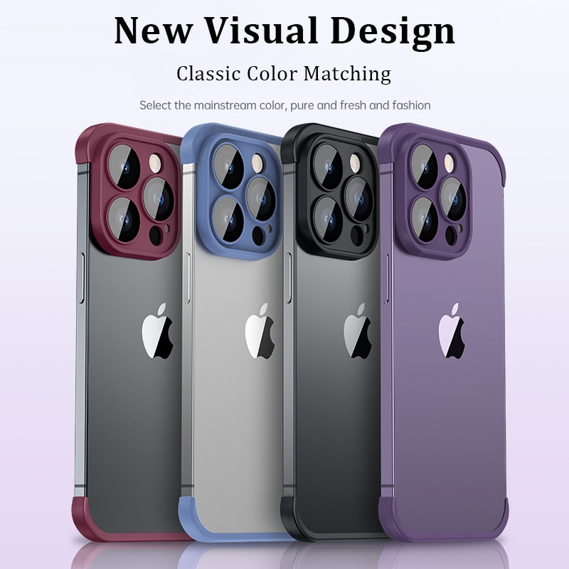 Soft Silicone Edge Protective Case For iPhone