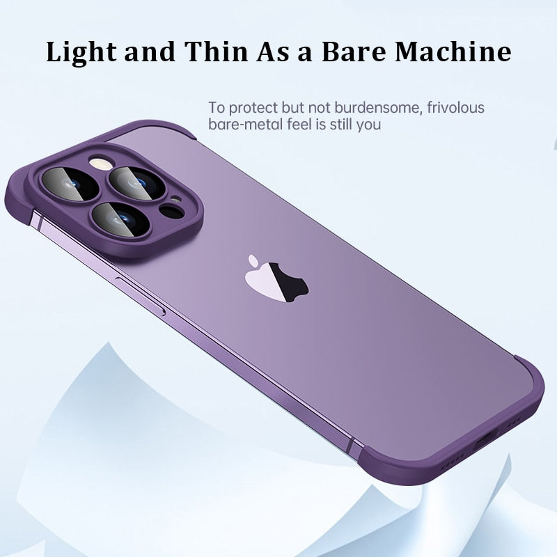 Soft Silicone Edge Protective Case For iPhone