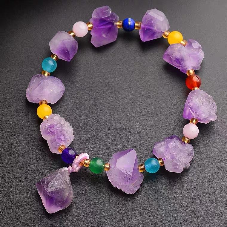 Amethyst & Brave Bracelet