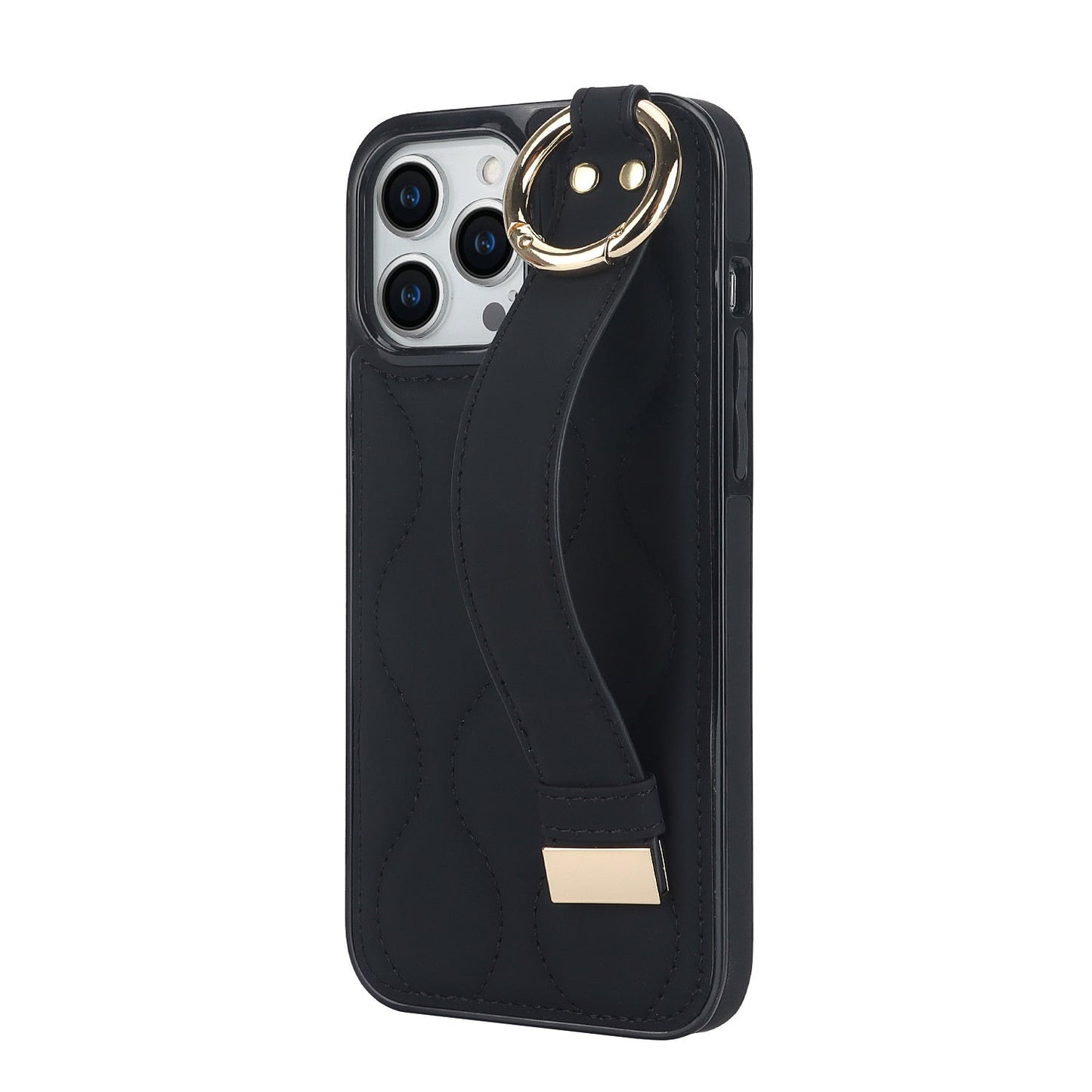 Diamond Leather Wristband Phone Case