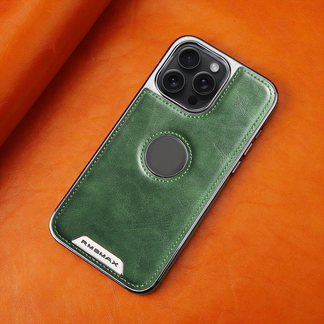 Electroplated Magnetic Leather Phone Case