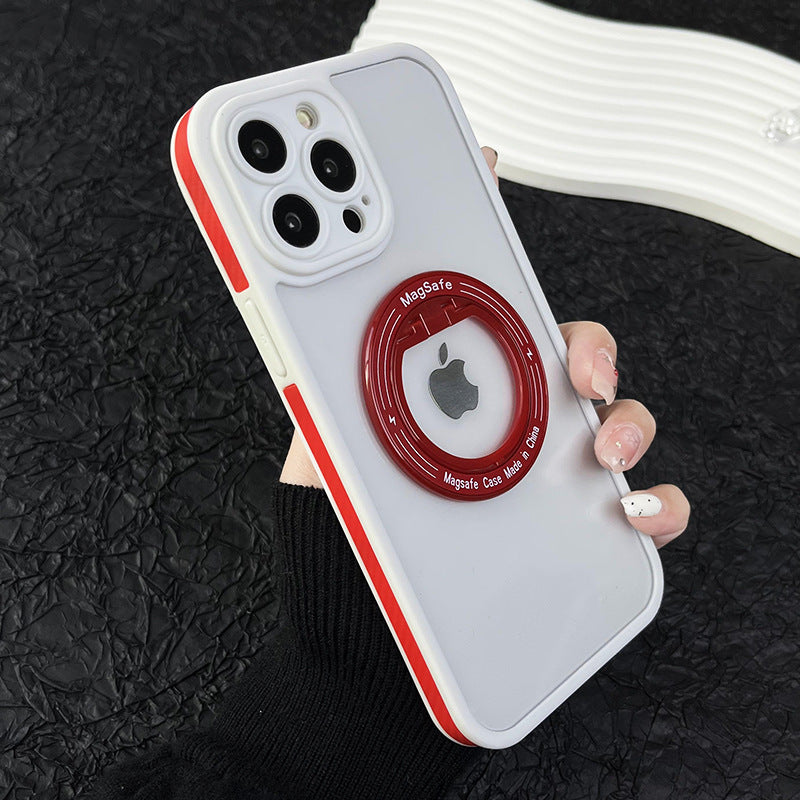 Anti-slip Edge Magnetic Ring Holder Phone Case