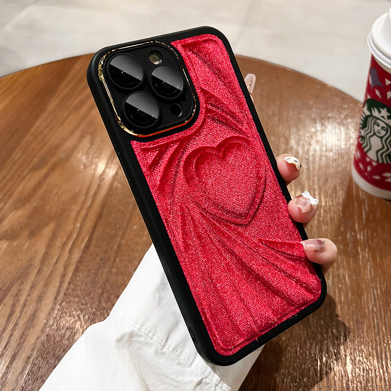 Luxurious Velvet Love Phone Case