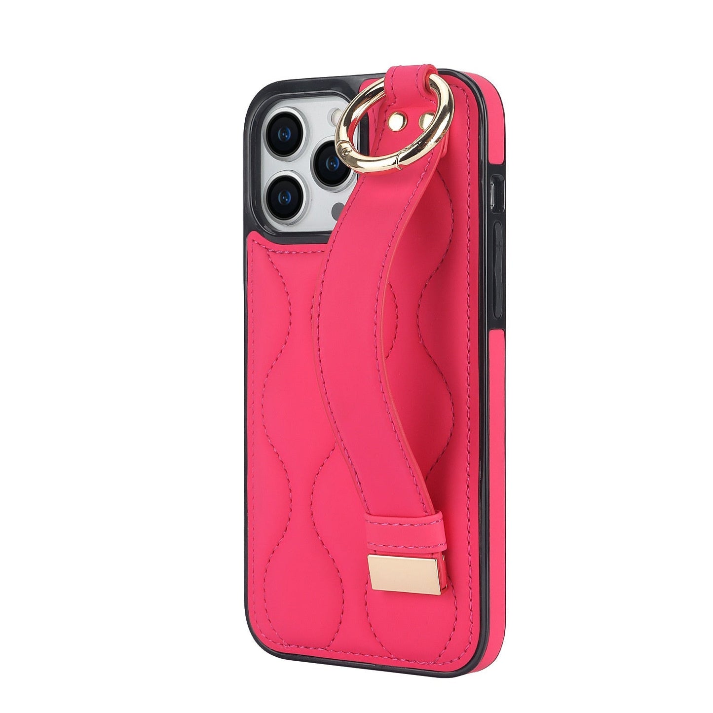 Diamond Leather Wristband Phone Case