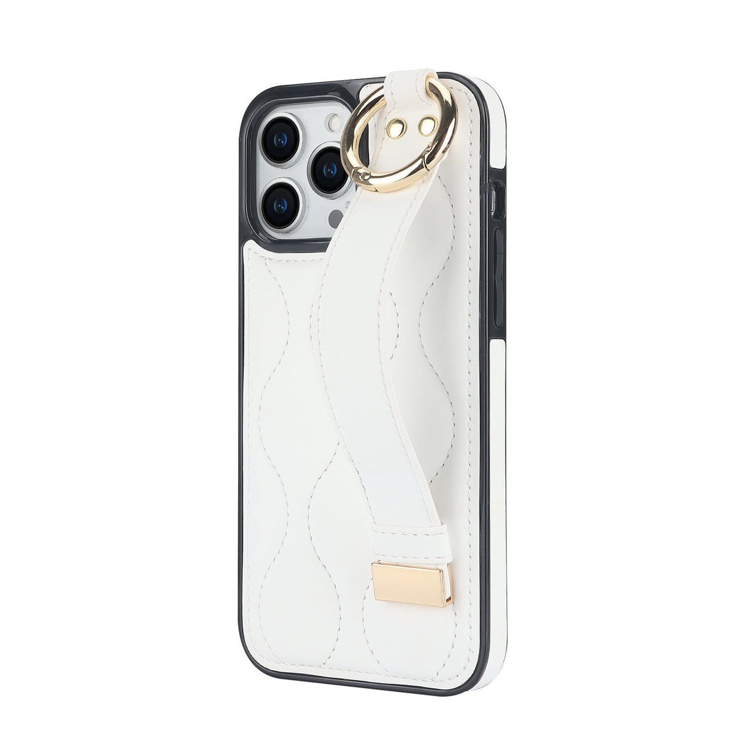 Diamond Leather Wristband Phone Case