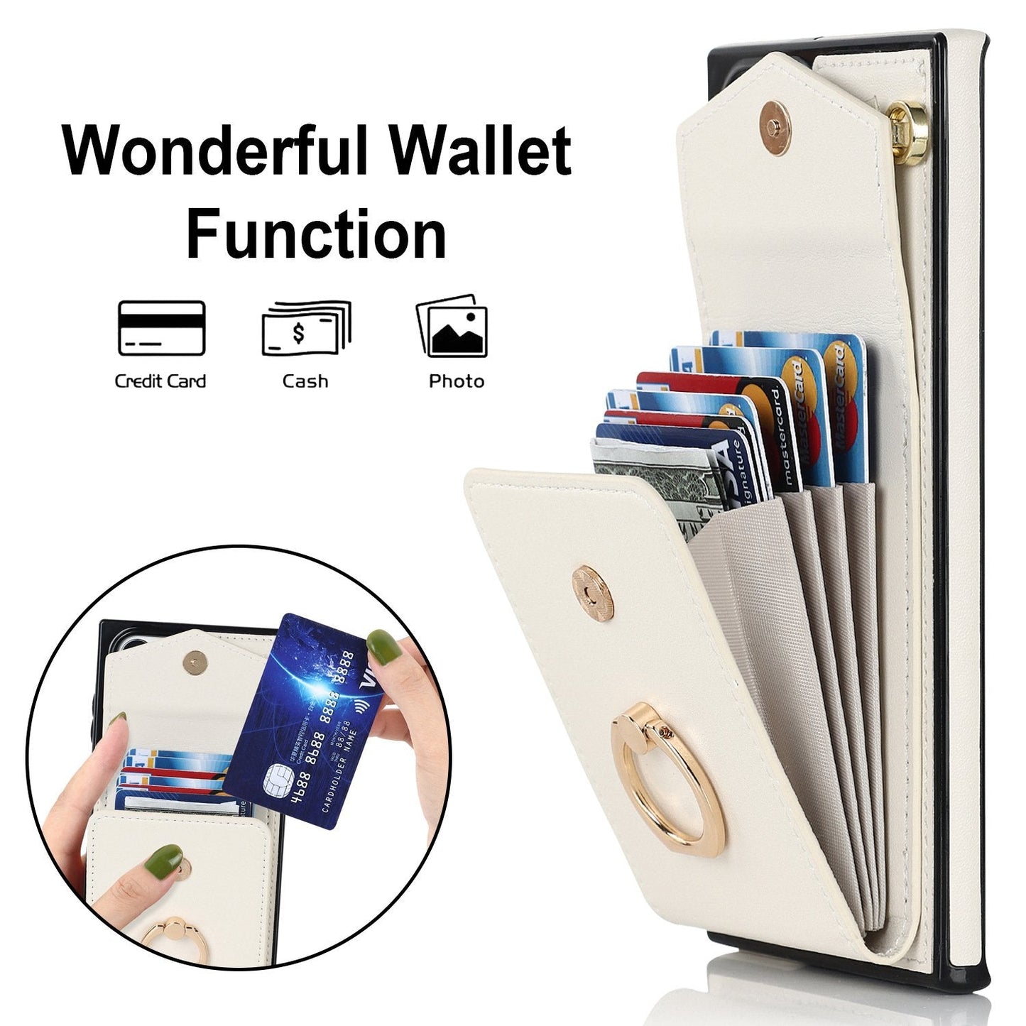 Crossbody Card Holder Phone Case for Samsung S