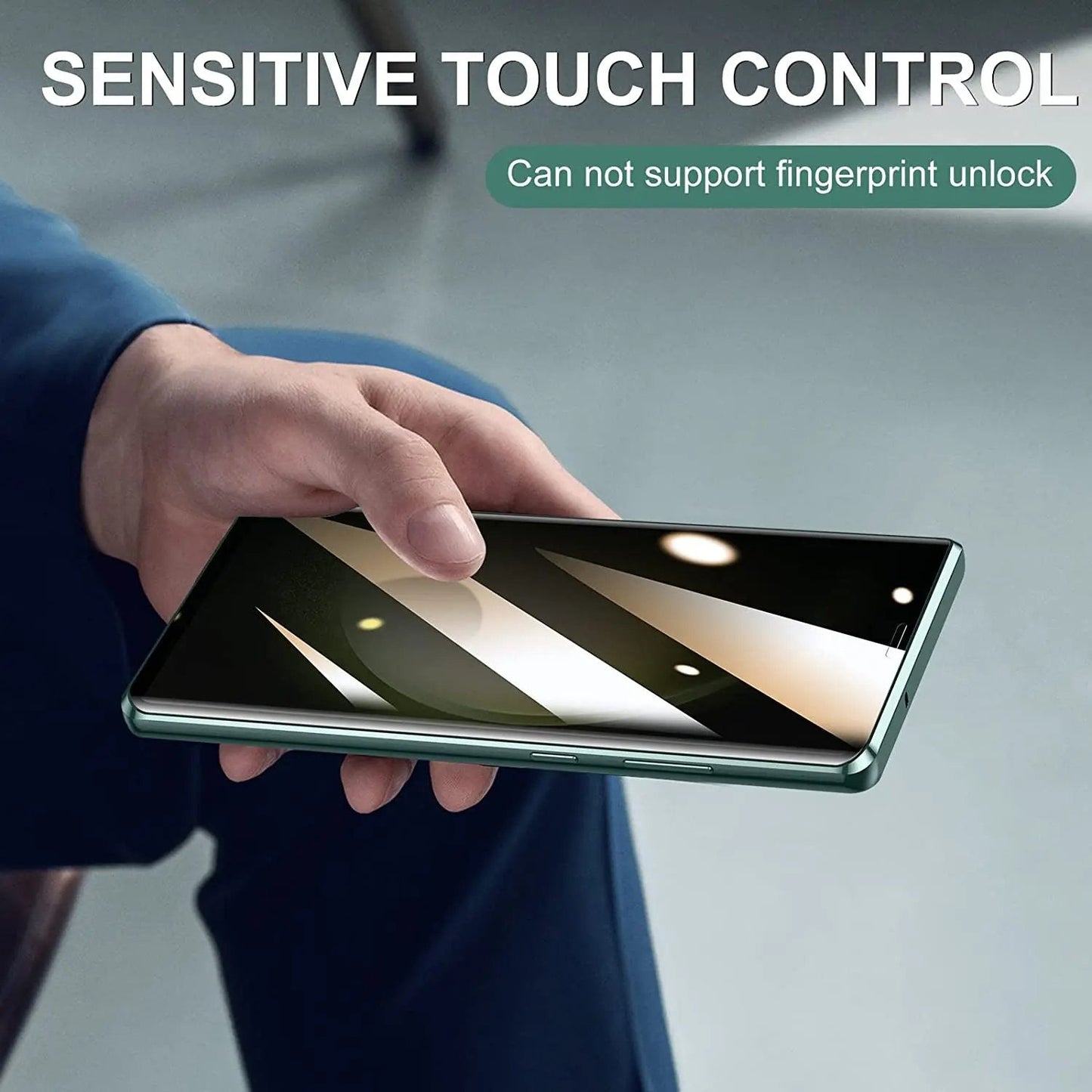 Magnetic Metal Aluminum Alloy 360° Full Surround Screen Glass Case for Samsung