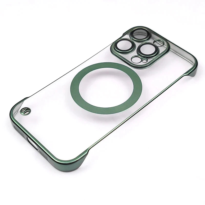 Ultra-thin Frameless Transparent Case For iPhone