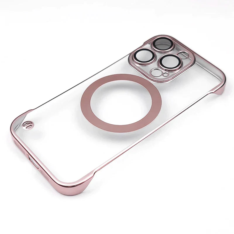Ultra-thin Frameless Transparent Case For iPhone