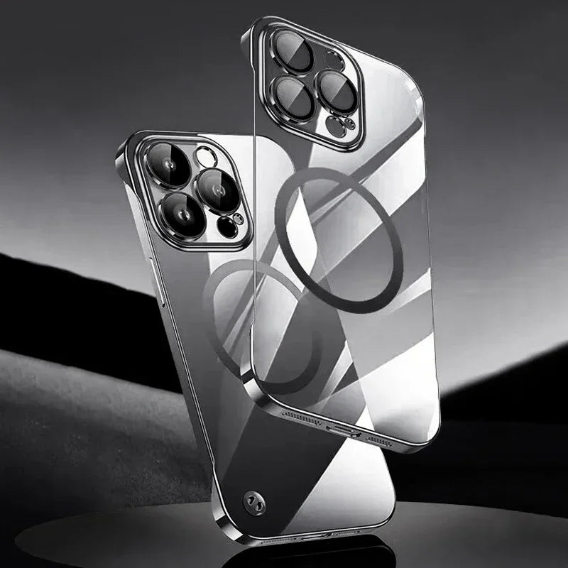 Ultra-thin Frameless Transparent Case For iPhone