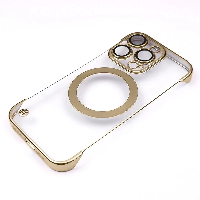 Ultra-thin Frameless Transparent Case For iPhone