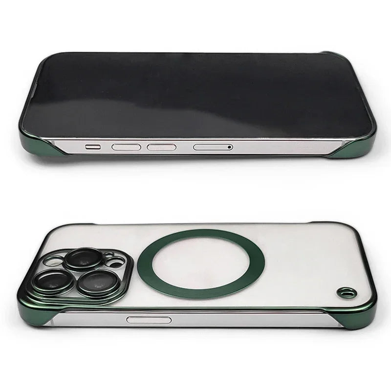 Ultra-thin Frameless Transparent Case For iPhone