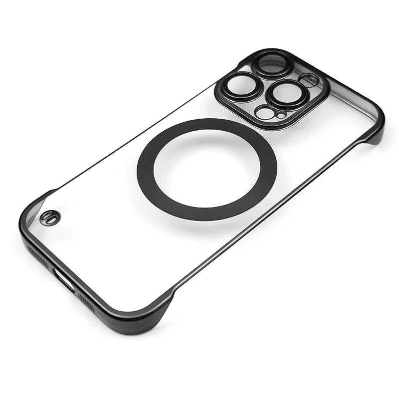 Ultra-thin Frameless Transparent Case For iPhone