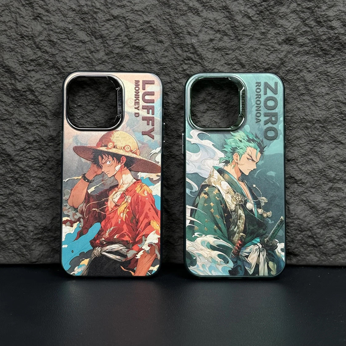 Cartoon ZORO LUFFY Mobile Phone Case For iPhone 15 Series