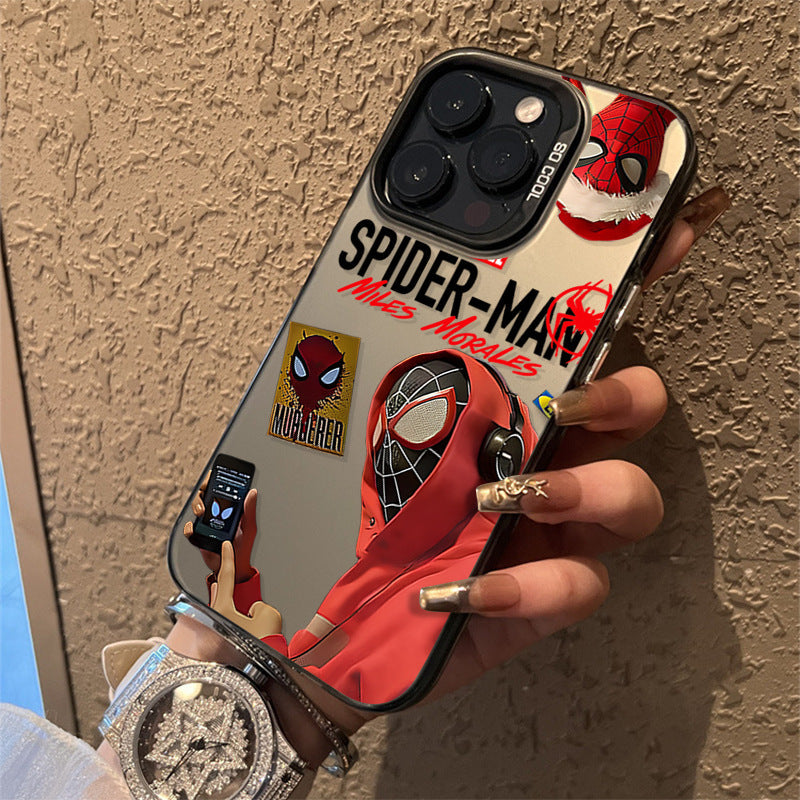 Matte Silver Musical Spider-Man Phone Case