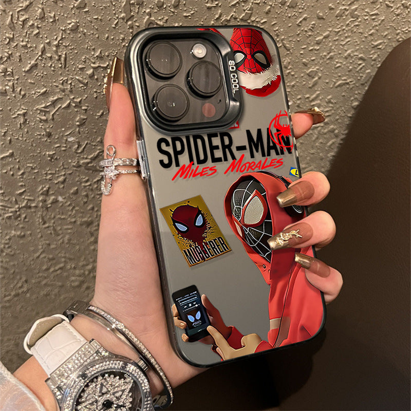 Matte Silver Musical Spider-Man Phone Case